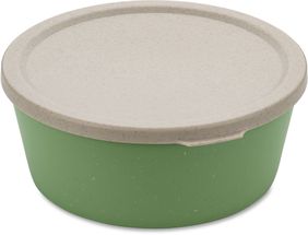 Koziol Food Storage Container/ Small Bowl with Lid- Connect - Green - 13 x 13 x 5 cm / - 400 ml
