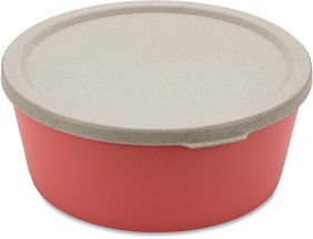 Koziol Food Storage Container/ Small Bowl with lid - Connect - Pink - 13 x 13 x 5 cm / - 400 ml