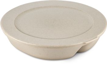 Koziol Divider Plate - with lid - Connect - Cream - ø 25 cm / 1.5 L