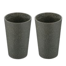 Koziol Cup Connect Grey 350 ml - Set of 2