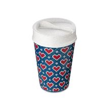 Koziol Thermos Cup Iso To Go Red Hearts 400 ml