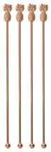 Paderno Cocktail Spoons BAR Pineapple Copper 20 cm - 4 Pieces