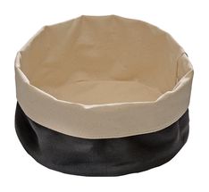 Paderno Bread Basket Beige/Black Ø17 cm