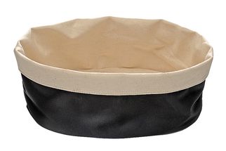 Paderno Bread Bag Beige/Black 20 x 15 cm
