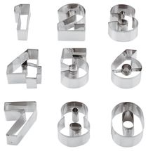 Paderno Cookie Cutters Set Numbers 9-Piece