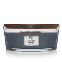 WoodWick Scented Candle Ellipse Evening Onyx - 9 cm / 19 cm