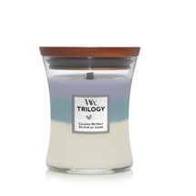 WoodWick Candle Medium Candle Trilogy Calming Retreat