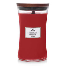 WoodWick Scented Candle Large Pomegranate - 18 cm / ø 10 cm