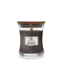 WoodWick Scented Candle Mini Sand &amp; Driftwood - 8 cm / ø 7 cm