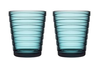Iittala Glass Aino Aalto Ocean blue 220 ml- Set of 2