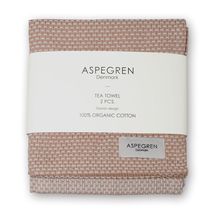 Aspegren Tea Towel Waffle Latte 70 x 50 cm - Set of 2