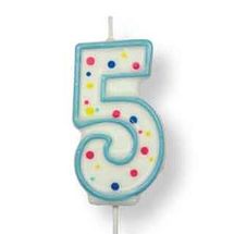 PME Birthday Card Blue Number 5