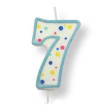 PME Birthday Card Blue Number 7