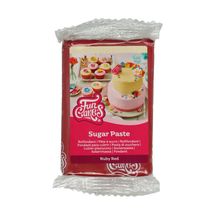 FunCakes Sugar Paste Ruby Red 250 grams