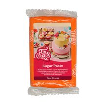 FunCakes Sugar Paste Tiger Orange 250 grams