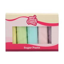 FunCakes Sugar Paste Multipack Pastel Colours 5 x 100 grams