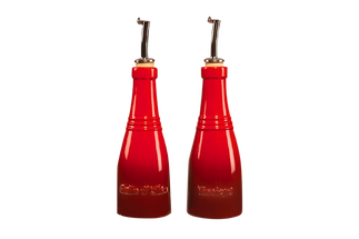 Le Creuset Oil &amp; Vinegar Set Cerise