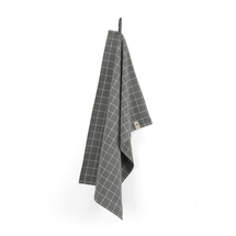 Walra Tea Towel Blocks Off Black 50 x 70 cm