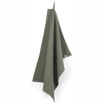 Walra Kitchen Towel Cubes Solid Army Green 50 x 70 cm
