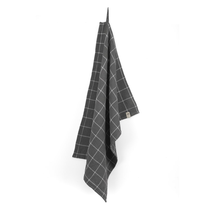 Walra Kitchen Towel Cubes Off Black 50 x 70 cm