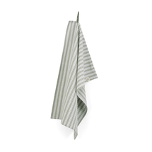 Walra Tea Towel Stripes Army Green 50 x 70 cm