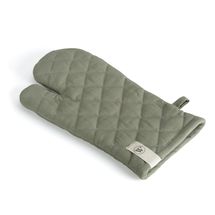 Walra Oven Glove Cook with a Smile Army Green - 16 x 32 cm