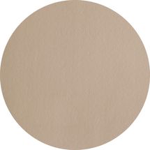 ASA Selection Placemat Leather Round Beige Ø38 cm