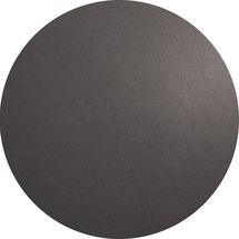 ASA Selection Placemat Leather Round Anthracite Ø38 cm