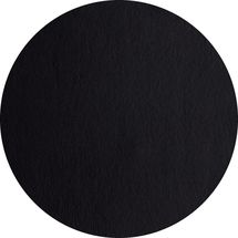 ASA Selection Placemat - Leather Optic Fine - Black - ø 38 cm