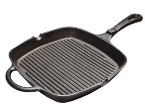 Griddle Plate Cast Iron 23x23 cm - Without Non-stick Coating
