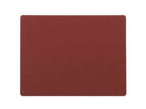 LIND DNA Placemat Leather Nupu Red 35x45 cm