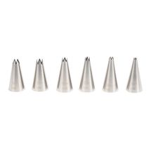Patisse Nozzle Stainless Steel Star 6-Piece