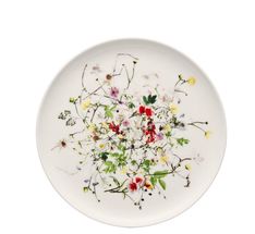 Rosenthal Dessert Plate Brillance Wild Flowers ø 18 cm