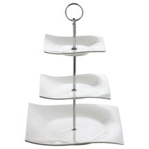 Maxwell &amp; Williams Motion Afternoon Tea Stand / Serving Tower - 25 x 25 cm - 3-Layer