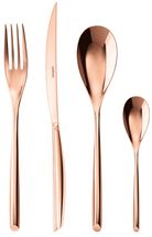 Sambonet 24-Piece Cutlery Set Bamboo Copper