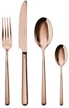 Sambonet Cutlery Set Linear Copper 24-Piece