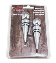 Cookinglife Wine Stoppers Bar Essentials Stainless Steel - 2 Pieces