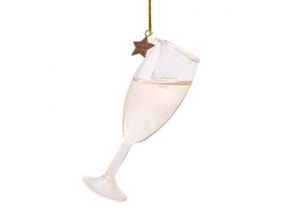 Vondels Christmas Tree Decorations - Champagne glass