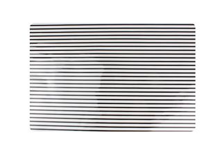 Yong Placemat Rectangle Black Stripes 45 x 30 cm