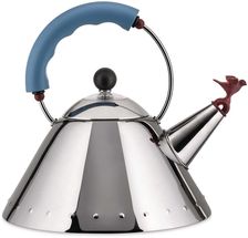 
Alessi Whistling Kettle - 9093 - Blue - 2 Liters - by Micheal Graves
