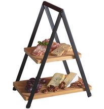 CasaLupo Afternoon Tea Stand / Serving Tower - Gusta Pyramid - 2-Layered