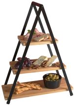 CasaLupo Afternoon Tea Stand / Serving Tower - Gusta Pyramid - 3-Layered