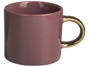 CasaLupo Coffee Cup Dark Pink-Gold 230 ml