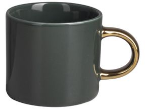 Cookinglife Coffee Cup Dark Green-Gold 230 ml