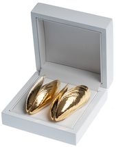 Anovi Mussel Cutlery - Set of 2 - Gold Plated