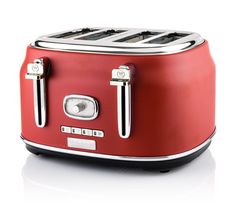 Westinghouse Toaster Retro Red 4 Slice - WKTTB809RD
