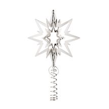 Georg Jensen Christmas Ornament / Christmas Tree Peak Star - 24 cm - Silver