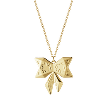 Georg Jensen Christmas Tree Decoration Bow Christmas Collectibles 2022 - Necklace - Golden