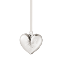 Georg Jensen Christmas Tree Decoration Heart Christmas Collectibles 2022 - Silver