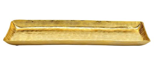 Sareva Candle Tray Gold 42 x 16 cm